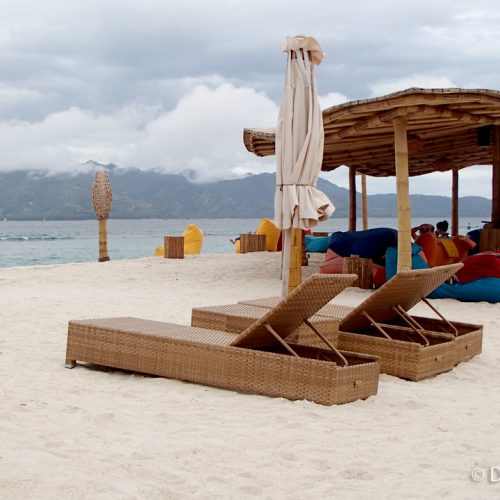 Beach lounge Lombok