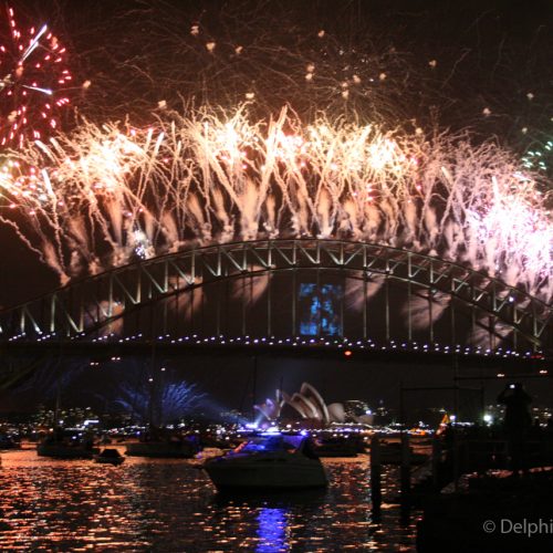 Fireworks New year Eve Sydney