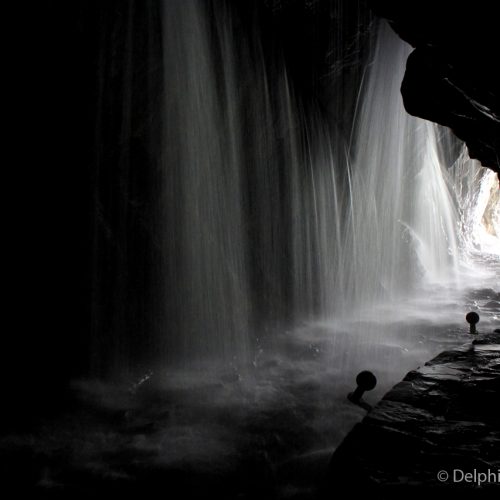 Waterfall in Cave Taroko Gorge