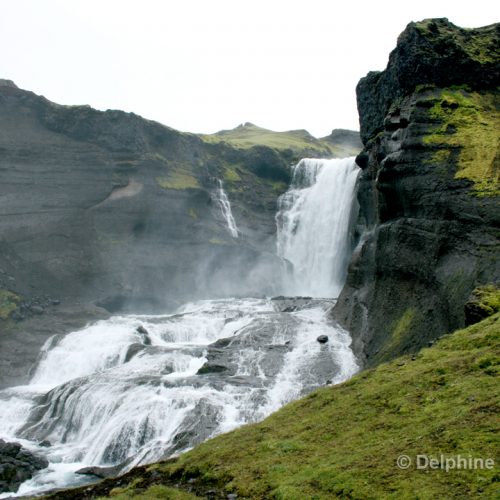 Ofaerufoss Waterfall