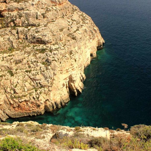 Blue Grotto Cliff