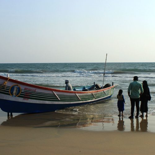 Boat Varkala Beach
