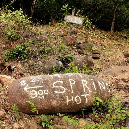 Hot Sprint Stone Sign