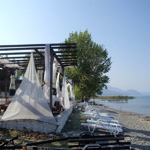 Outdoor Terrasse Orhid Lake Macedonia
